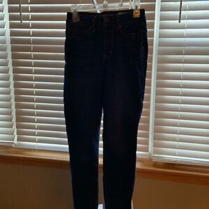 Aeropostale 000 short high waisted jeggings dark wash